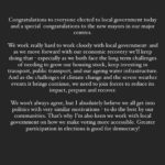 Jacinda Ardern Instagram - On local government elections…