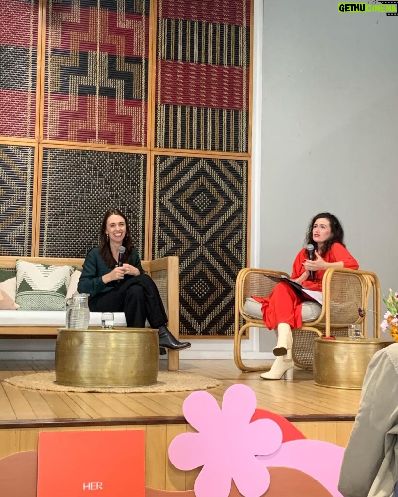 Jacinda Ardern Instagram - Spent an hour with Noelle McCarthy speaking at HER conference at Ellen Melville Hall in Auckland today. A beautiful event to be a part of. Thanks Noelle, and thanks @ellamizrahi tor organising!