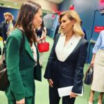 Jacinda Ardern Instagram - “Ukraine wants peace…the world wants peace.” A powerful speech today from the President of Ukraine at the United Nations General Assembly. I also had the opportunity to briefly meet Ukraine’s First Lady, Olena Zelensky and have a longer meeting with the Prime Minister. The PM was really clear about how devastating the illegal war in Ukraine has been, but at the same time he was also clear that New Zealand’s contribution and response has been strong and appreciated.