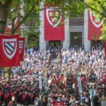 Jacinda Ardern Instagram - A while ago I was asked whether I would give the commencement speech at Harvard University. It was an incredibly humbling invitation, and an amazing opportunity to talk about some of the things that make our corner of the world special - but also our challenges. I spent quite a long time thinking about and (eventually) writing this one, because I wanted to capture a few things that have been on my mind. Things like democracy, disinformation, and kindness. If you have a moment to spare, I’d love to share it with you. PS swipe to see the largest number of collapsible chairs I’ve ever seen at one event. 32,000 of them! https://www.beehive.govt.nz/speech/harvard-commencement-speech-democracy-disinformation-and-kindness