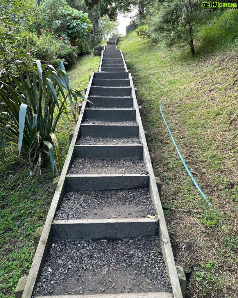 Jacinda Ardern Instagram - Happy Easter everyone! May it be filled with things that bring you joy (just to be clear, I did not find these stairs joyful. The view was lovely, but I was too puffed to take a picture of that 😊)
