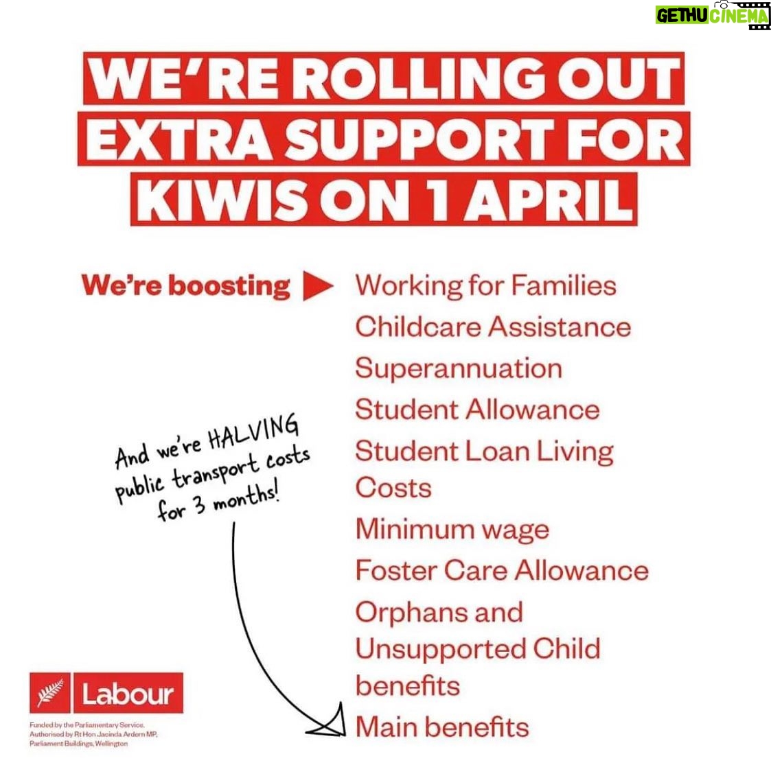 Jacinda Ardern Instagram - A quick reminder of what comes in from today. We know it’s really tough for a lot of people right now, so on top of the 25cents per litre we’ve taken off fuel for everyone, these income increases are all about trying to ease the pressure for those who need it most.