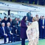 Jacinda Ardern Instagram - And just like that, we’re straight into a trade mission in Australia. The Australia New Zealand leadership forum is scheduled for this week so we have brought over a delegation of New Zealand exporters and businesses. We started with a welcome to country ceremony led by Aunty Joy Wandin Murphy, which was held at the MCG. A quick briefing with the business delegation and then an evening event with Global Victoria. Jet lag is starting to hit me hard, so I’ll spare you any attempts at a more creative caption till tomorrow!