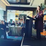 Jacinda Ardern Instagram - And just like that, we’re straight into a trade mission in Australia. The Australia New Zealand leadership forum is scheduled for this week so we have brought over a delegation of New Zealand exporters and businesses. We started with a welcome to country ceremony led by Aunty Joy Wandin Murphy, which was held at the MCG. A quick briefing with the business delegation and then an evening event with Global Victoria. Jet lag is starting to hit me hard, so I’ll spare you any attempts at a more creative caption till tomorrow!