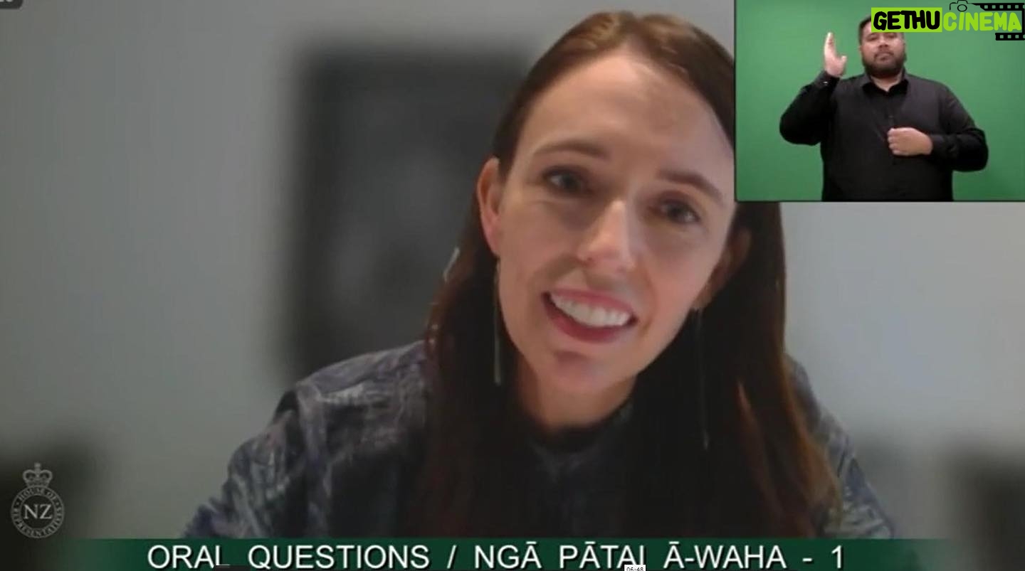 Jacinda Ardern Instagram - My first experience of a virtual question time today! A slightly surreal experience. Just like when you’re in the house in person, you don’t control your own mic, but that’s an odd feeling when you’re on zoom, and slightly terrifying when you’re not sure how long nap time is going to last!