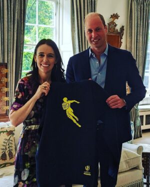 Jacinda Ardern Instagram - Just at the airport and finally have a chance to post about the last two days in London! Today I had the chance to catch up with the Duke of Cambridge. We talked about a whole range of things but at the end I took the chance to share a bit of merch for the upcoming Rugby Women’s World Cup, which we’re hosting this year! Then it was onto a meeting with the Leader of the Opposition, Sir Keir Starmer. 
Yesterday the day started with a bit of tourism promotion, and then we spent a good couple of hours with Prime Minister, Boris Johnson, for a bilateral meeting – and to confirm an extension to the reciprocal Working Holiday/Youth Mobility Scheme we currently have with the UK. This will extend the age of eligibility from 30 to 35 years, and extend the length of visa from roughly two years to three years. 
Then it was onto a foreign policy event at Chatham House, followed by  reception with businesses connected to NZ trade, tourism and investment. It’s been a busy but great couple of days.