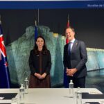 Jacinda Ardern Instagram - It’s 8pm in Madrid and we’re just about to head to Brussels for a big day tomorrow. Before we go, a quick recap on a busy day at the NATO Leaders’ Summit in Madrid. While NZ has been represented at a summit before, it was the first time a group of countries from the Asia Pacific region were asked to attend so we took the chance to catch up before hand. I also had meetings with the leaders of Germany, Italy and the Netherlands. Each time the content was very similar - the war in Ukraine, climate change, and of course our free trade agreement negotiations with the EU. This afternoon we all headed into the NATO summit. In my short speech I highlighted that New Zealand did not come to join a new military alliance, we came to try and create a world that doesn’t need to call on them. We stand with Ukraine and will keep doing what we can to oppose the war and support the Ukrainian people, but we are also hope that in this period we don’t lose sight of the need to keep pursuing our goals around nuclear disarmament (especially at a time when the inclination may be for proliferation.) And of course, climate change remains the biggest security issue we face as a region - and on this we must all work together! And now, onwards to Brussels!