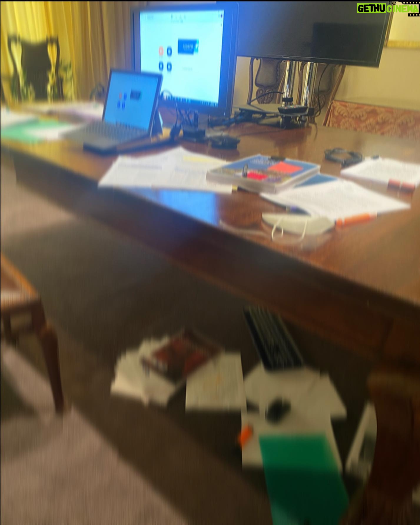 Jacinda Ardern Instagram - Image one : work from home set up. Image two: actual work from home set up featuring all the papers that were stolen by my 3 year old work mate today. Monday done though, which started with media interviews, a zoom with officials, a weekly covid debrief, then Cabinet before finishing up the evening with one last meeting on health reforms. I’m now working on a pre budget speech for Wednesday, and enjoying the quiet in our chaotic lounge. Whether you were at home today, work, or anything in between, I hope you’re all taking good care out there!
