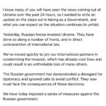 Jacinda Ardern Instagram - I know many of you will have seen the news coming out of Ukraine over the past 24 hours, so I wanted to write an update on the steps we’re taking as a Government, and what you can expect as the situation continues to unfold.