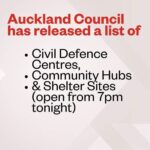Jacinda Ardern Instagram - Auckland council has released details of the different places people can seek shelter and support as another major weather event hits New Zealand. I’ve listed just a few here but you can find more details at https://www.aucklandemergencymanagement.org.nz/flood-event-2023/civil-defence-centres-community-hubs-and-shelter-sites Till then, keep an eye on the met service reports and please stay safe!