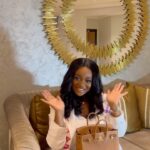 Jackie Appiah Instagram – I am asked all the time to do a what’s in my bag video. So here you go guys 
 
Tea @reggy_truevine_health_n_beauti 
Diet shake @reggy_truevine_health_n_beauti