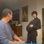 Jackie Cruz Instagram - Bailando mis contracciones con Fuego a la Hicotea y mi tio Juan en la conga. 🇩🇴