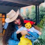 Jackie Cruz Instagram - Next stop Woodstock ☮️ ✌🏽 ♥️ 🎸 🍼