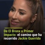 Jackie Guerrido Instagram - 🗣️ "Tienes que demostrar que tienes carácter": en esta emotiva entrevista, @officialjackieg, quien siempre nos invita a ponerle buena cara al mal tiempo, le revela a @dalechama el camino que ha recorrido para cumplir su sueño de ser parte de Primer Impacto. 📺 No te pierdas este viernes 16 de febrero nuestro programa especial de 2 horas, a partir de las 4PM /3C por @univision #3DécadasDeImpacto #JackieGuerrido #PrimerImpacto