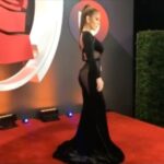 Jackie Guerrido Instagram – My favorite color 🖤 #redcarpet #fashion #longdress #black #tbt❤️ #latina #latingrammy #reelsinstagram
