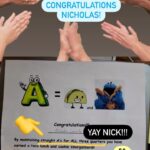Jacqueline Laurita Instagram - Congratulations Nicholas for earning STRAIGHT A’s in ALL 3 quarters this year in the 7th grade!! We are SO proud of you! #Autismmom #autismawareness #autismawarenessmonth