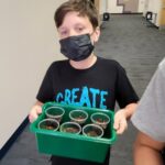 Jacqueline Laurita Instagram – Nick planted a seed and it started sprouting!! 🌱He’s having fun at school!