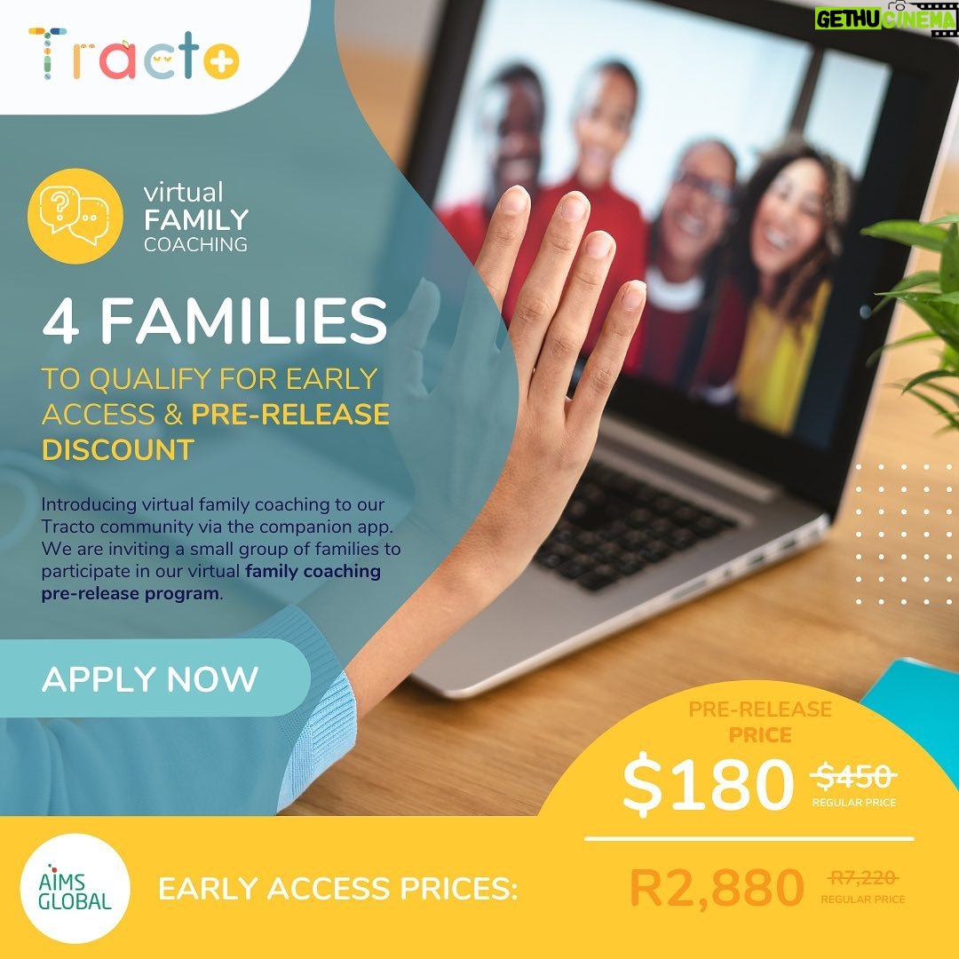 Jacqueline Laurita Instagram - 🤗❤️ In Partnership with AIMS Global, Tracto is inviting a small group of families to participate in their virtual family coaching pre-release program. The coaching is tailored for parents who care for children (4 - 13 y/o) diagnosed with Autism (ASD) and/or ADHD. Application Deadline: Please complete the application (follow link below) by the 29th of May 2022. The selected 4 families will be notified on the 30th of May. Application link: https://forms.gle/oaDSCA5nPoH8AR7KA About Tracto: At Tracto we’re on a mission to help children diagnosed with neurodiverse and mental health conditions thrive by empowering families. The Tracto app allows parents to gain a better understanding of their child’s unique care needs, while expanding on their own growth through trusted online courses - and now family coaching. Learn more www.tracto.app. About AIMS Global: AIMS Global specializes in teaching neurodivergent individuals and their families practical skills that improve communication, independence and coping skills. Learn more www.aimsglobal.info.