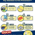 Jacqueline Laurita Instagram - October included Fire Prevention Week. Kitchen safety is so important! Make sure you follow these tips to keep safe. Thank you @AARBF and @pecs_usa @pecsglobal for creating these important visuals. Nick is going to practice them all! @alisongresenclark