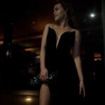 Jade Pettyjohn Instagram - A night with Kino 🎞️ Styled by @styledbyfranzy Dress @cristallini_official Bag @ramstiofficial Earrings @elisheva.and.constance Video: @juliet_holyfield
