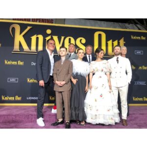 Jaeden Martell Instagram - Can’t wait for you guys to meet this awful family #knivesout