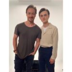 Jaeden Martell Instagram - 7 more days until you get to see @jamesmcavoyrealdeal outrun the devil!