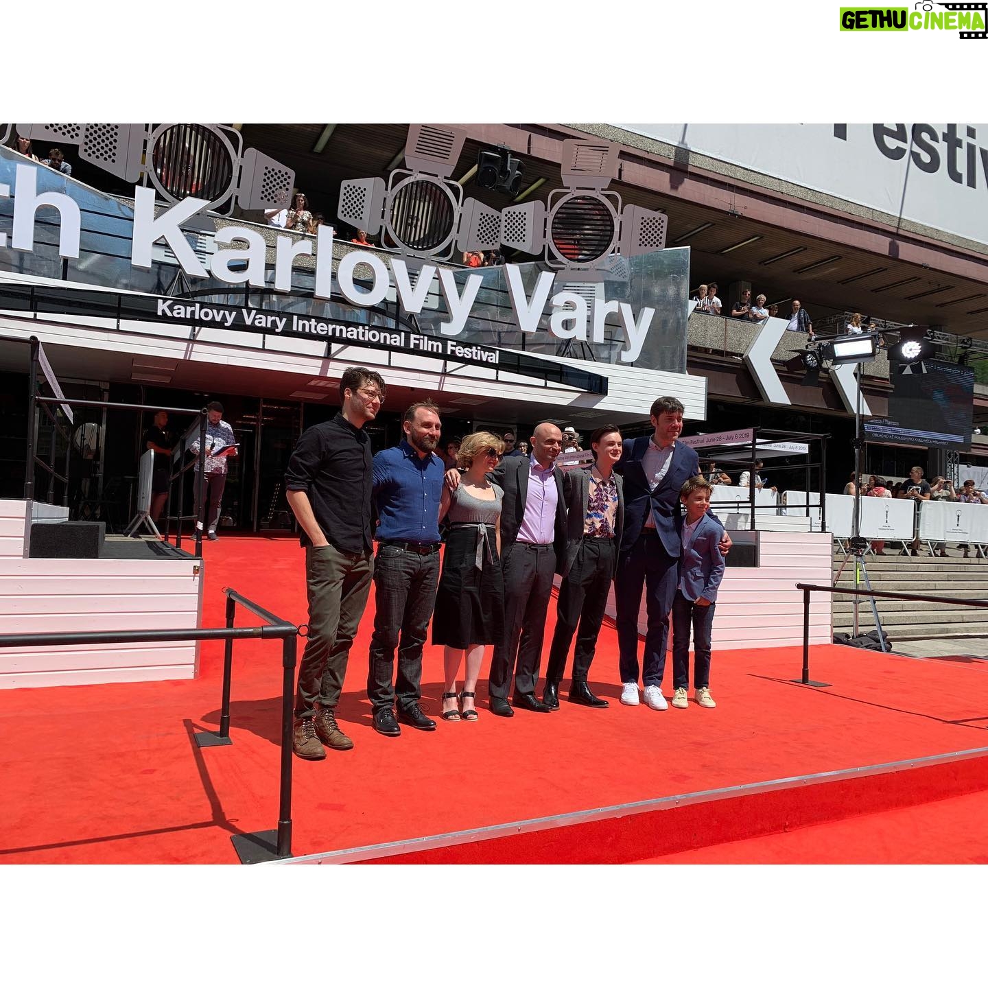 Jaeden Martell Instagram - World premiere of The True Adventures of Wolfboy @kviff Such an incredible, emotional experience making this film and now seeing it on a big screen. #karlovyvaryfilmfestival