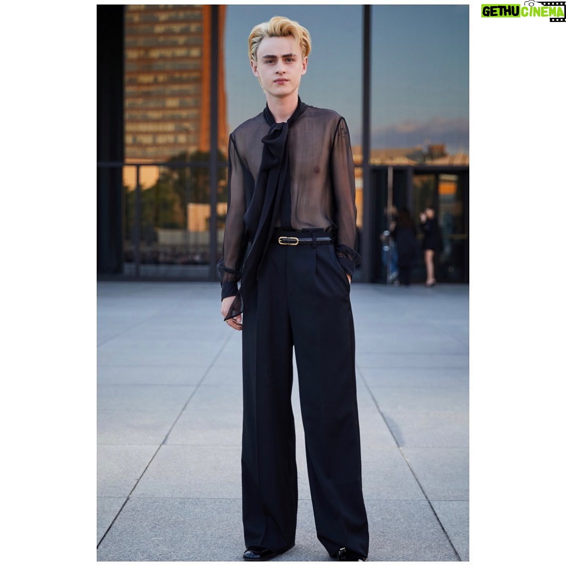 Jaeden Martell Instagram - @ysl thank you 🖤🖤