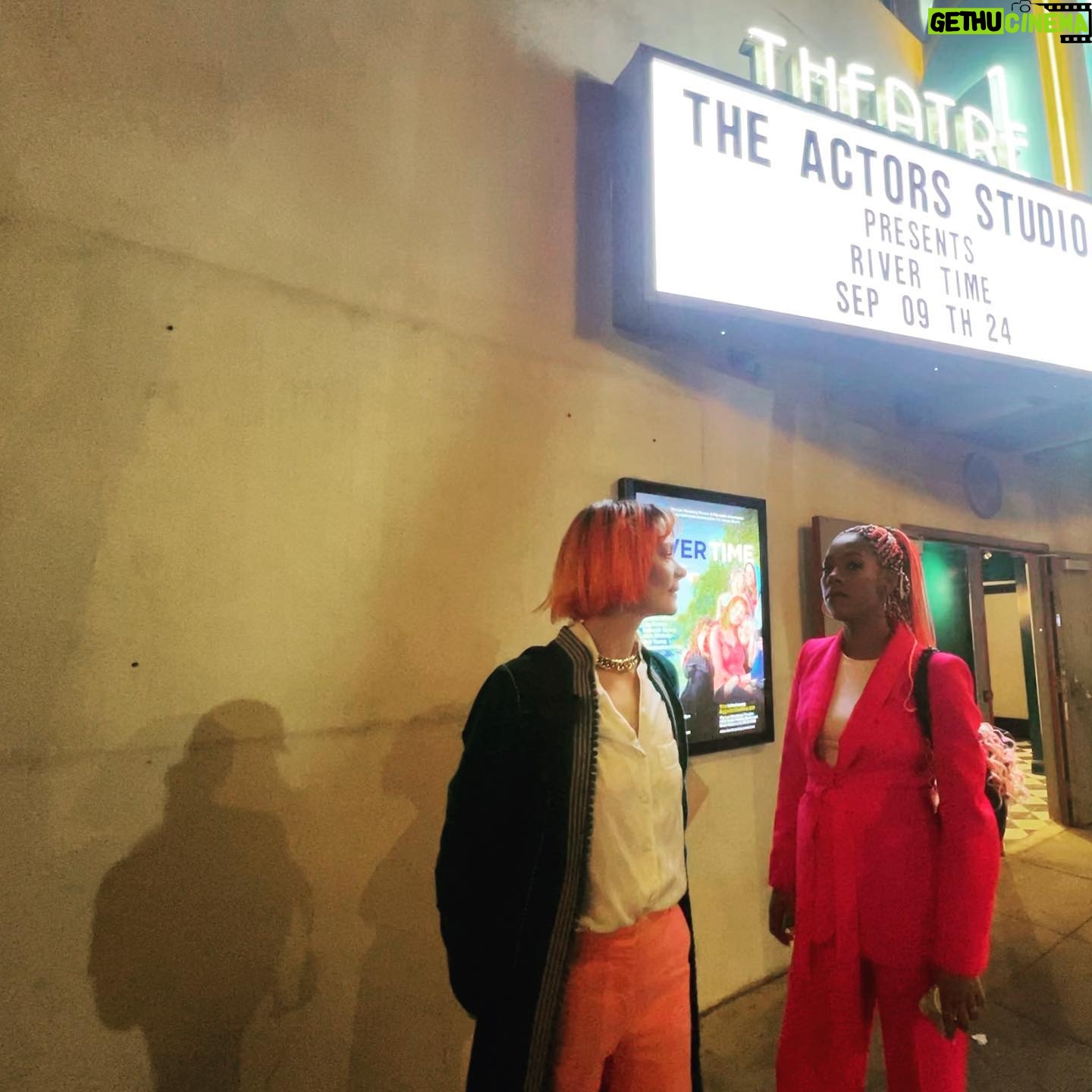 Jaime King Instagram - Last night we had the pleasure of attending opening night of the play "River Time" at the Lee Strasberg Theater. This play had me in tears. The performances were so beautiful and the story of this group of women and their friendship through good times, illnesses, betrayals, and life was so moving. If you have the chance, go and see this play it's truly beautiful. π