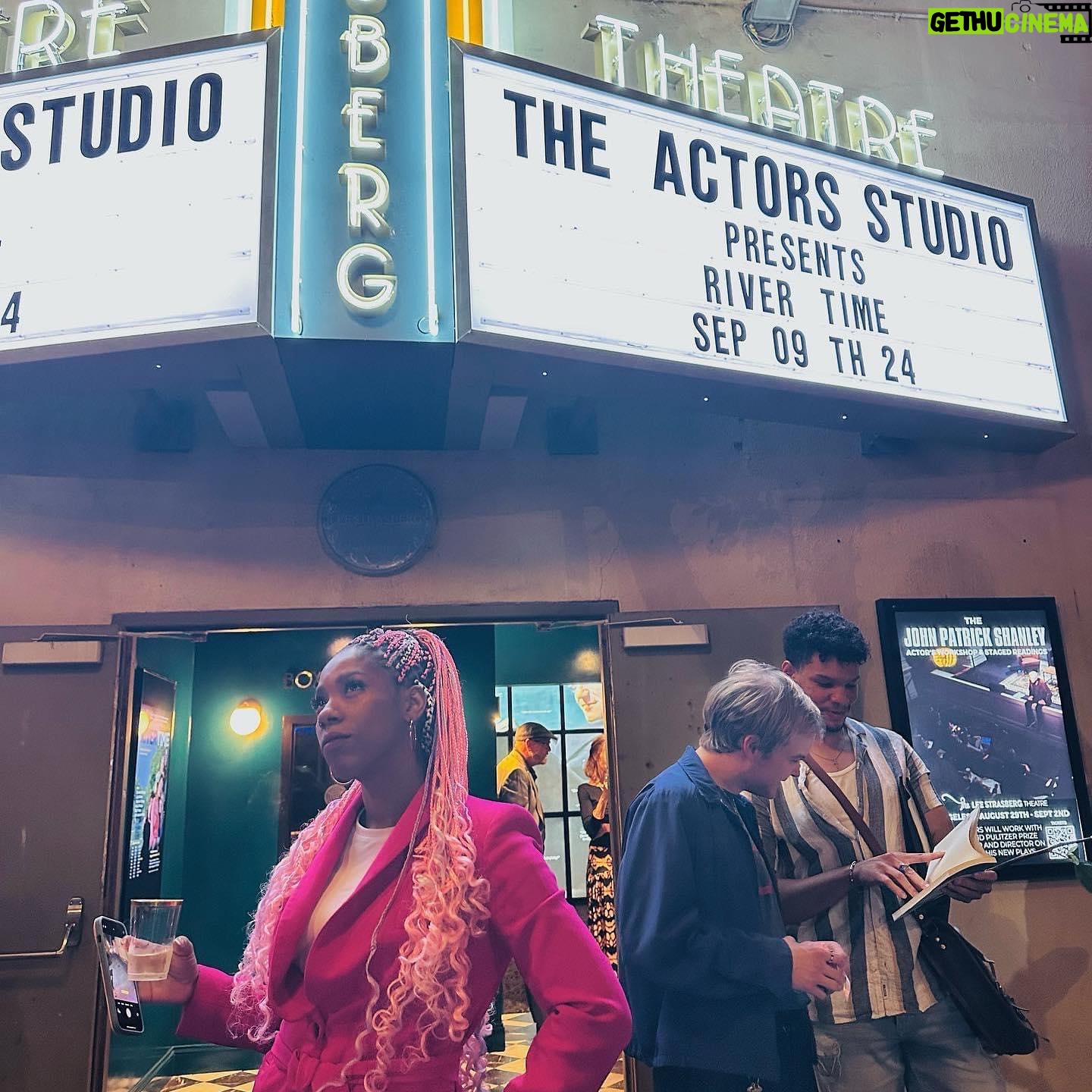 Jaime King Instagram - Last night we had the pleasure of attending opening night of the play "River Time" at the Lee Strasberg Theater. This play had me in tears. The performances were so beautiful and the story of this group of women and their friendship through good times, illnesses, betrayals, and life was so moving. If you have the chance, go and see this play it's truly beautiful. π