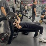 Jaimie Alexander Instagram - I will be resting on the couch for the remainder of the day. Swipe to see why 😂 Just hit my personal best on bench. 95lbs 💪🏻 #fitby40