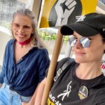 Jaimie Alexander Instagram - Today marks day 100 of the #WGAstrike 🪧 United we stand together. 💛💪🏻 @sagaftra #sagaftrastrong #wga