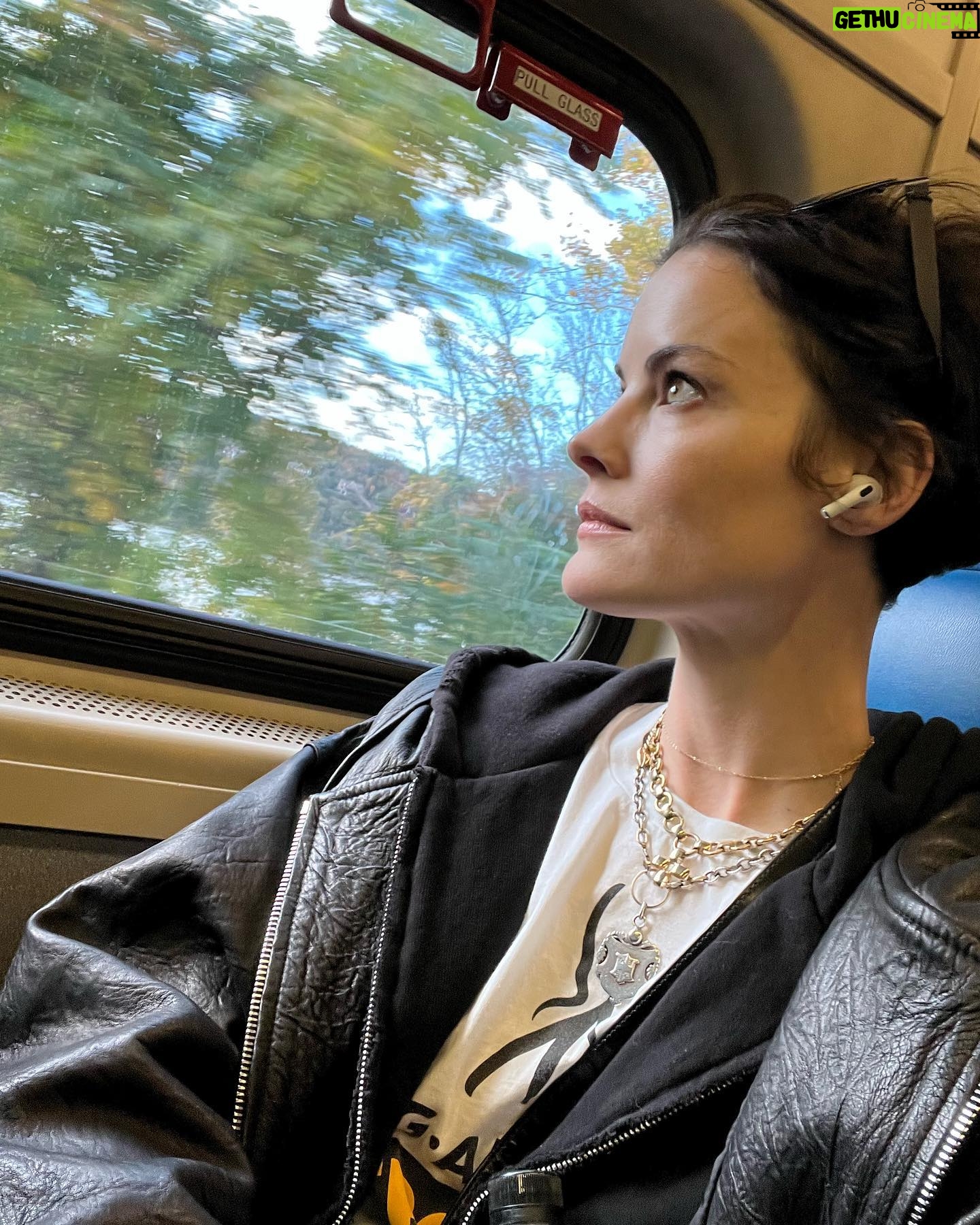 Jaimie Alexander Instagram - Little day trip upstate to clear my head 💛