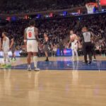 Jaimie Alexander Instagram - Such a fun night with my girl, @tcu8soccer 🏀 watching the @nyknicks kill it! Thank you @thegarden for having us! I’ve become obsessed 🤩 shoutout to my fave player @juliusrandle30 🙌🏻
