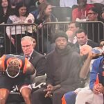 Jaimie Alexander Instagram - Great fun last night watching my @nyknicks play🏀 at @thegarden 🔥 And was sooo good to see my friend @clarkgregg - of course I had to take my sneaky @juliusrandle30 pic 🤩😜🙌🏻 #ilovenewyork #knicks