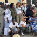 Jaimie Alexander Instagram - I loved meeting the inspiring Isatou Ceesay, founder of the Women’s Initiative Gambia ❤️🇬🇲 Isatou began a one woman mission in 1997 to stop plastic bag waste. Now, Women’s Initiative Gambia is working with @selfhelpafrica across 75 communities and 28 schools, providing opportunities for women and young people to become entrepreneurs and environmental heroes. Isatou and her team recycle materials in all sorts of incredible ways, making furniture from car tires, fire briquettes from cassava and coconut and more. Menstrual hygiene pads made by Women’s Initiative are making it possible for many more women and girls to confidently attend school more regularly, too ❤️