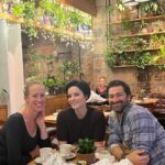 Jaimie Alexander Instagram - Christmas Eve brunch with two of my favorite people. 🥰Merry Christmas Eve, everyone 🎄🤶🏻⛄️