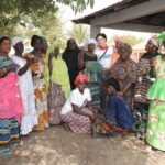 Jaimie Alexander Instagram - Say hello to the women oyster farmers of Kartong, The Gambia 👋 Self Help Africa are working with these women as part of our @irish.aid funded project that aims to improve food security and incomes for 12,000 people, through: - Sustainable oyster harvesting and processing - Waste management - Vegetable production Today, a group of women oyster farmers demonstrated to our Gambia team & @jaimiealexander a number of programme activities, including: - Rack culturing oysters - stringing the oysters and placing on ‘racks’ in the water to better protect mangroves - Sorting through oysters to find the superior female oyster shells - The planting of new mangroves and the protection of existing and restored mangrove forests Why are programmes like this so vital in The Gambia? Low lying coastal areas such as Kartong are particularly vulnerable to the impacts of climate change, putting livelihoods at risk. Part of the solution lies in protecting the previous mangrove forests of the region. Mangroves are a hotspot for biodiversity, providing food and income through activities such as oyster farming - and are also up to seven times more effective than other forests at removing polluting carbon from the atmosphere. Working together, women oyster farmers in The Gambia are transforming their families’ futures and protecting our precious planet too 💚