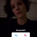 Jaimie Alexander Instagram - Just sittin and knittin in the dark #Thursday
