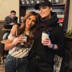 Jaimie Alexander Instagram - Coffee catch up with my Lizzy girl. 🥰☕️ @lizzysavetsky @birchcoffee ☕️