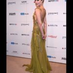 Jaimie Alexander Instagram - This was a fun @albertaferretti outfit to wear ☺️ #MPTF #NightBefore Styled by: @marc_eram Makeup by: @jeffreypaulbeauty 💛 📸: @shutterstock