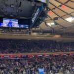 Jaimie Alexander Instagram - Mid-laugh, having a blast at the @nyrangers game last night. 🥰 Thank you to @thegarden for the awesome experience. 🥅 🏒 #nyrangers #msg