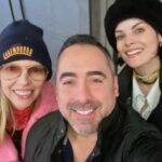 Jaimie Alexander Instagram - Dinner at @cote_nyc with these two gems @michellemccrmck and @robdellibovi 🥰 #happymonday #friends #NYC (Also, not sure why this photo is so blurry 😂 it’s Rob’s fault)