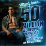 Jake Gyllenhaal Instagram – BOOM! 💥 Road House has become Amazon MGM Studios’ most-watched produced film debut ever on a worldwide basis.