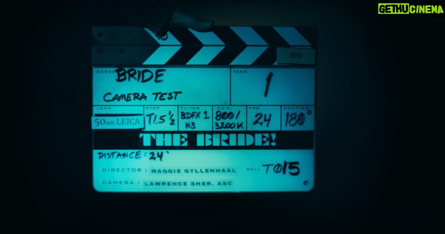 Jake Gyllenhaal Instagram - Meet The Bride & Frank 🖤 #The Bride #CameraTest #FirstLook #JessieBuckley #ChristianBale