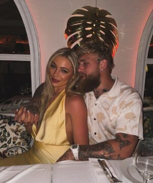 Jake Paul Instagram - one year with you it’s been so fun 
ive been in love since day one 
but the memories and story have just begun
all I need is you to know I’ve won 

my crazy little Dutchie 
how’d I ever get so lucky 
my sweet bumble bee my sweet little honey 
you make my rainy days feel sunny 

i love every moment with you 
even sitting in silence too 
as long as you’re there I’ll be okay 
I fall more in love with you every day 

you’re soul and smile shine brighter than all 
you bring joy into every room and hall
one day I will make you a Paul 
add some babies in who will learn to crawl 

but for now you’ll win the gold 
and soon enough a belt I’ll hold 
champ 1 champ 2 
our big goals will come true 
we’ll dance, celebrate, and scream I love you 
the greatest sports couples story 
who would’ve thought? 
who woulda knew? 

so here’s to many more 
my sweetheart mi amor 
@juttaleerdam
