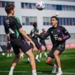 Jamal Musiala Instagram – Super Cup preps ⚽
