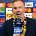 Jamie Carragher Instagram – Water before bed tonight @23_carra 🤣

#UCLToday