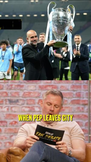 Jamie Carragher Instagram - When Pep Guardiola leaves Man City will he be considered the GOAT of all-time Premier League managers? 🐐🤔