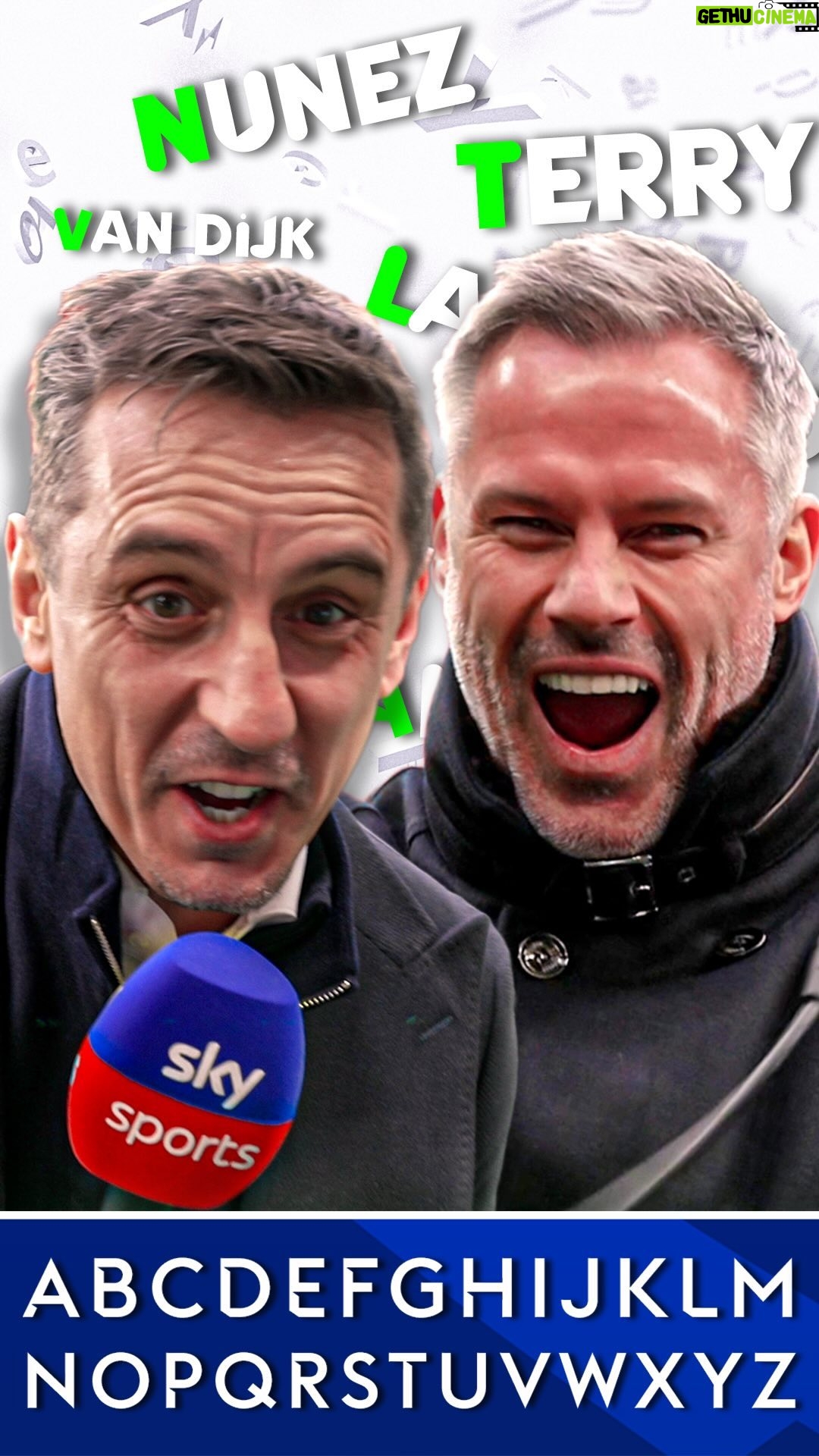 Jamie Carragher - 48.3K Likes - The Alphabet Challenge! Can @23_carra and @gneville2 name a Chelsea or Liverpool player for every letter of the alphabet, from A-Z? 🤓🔤